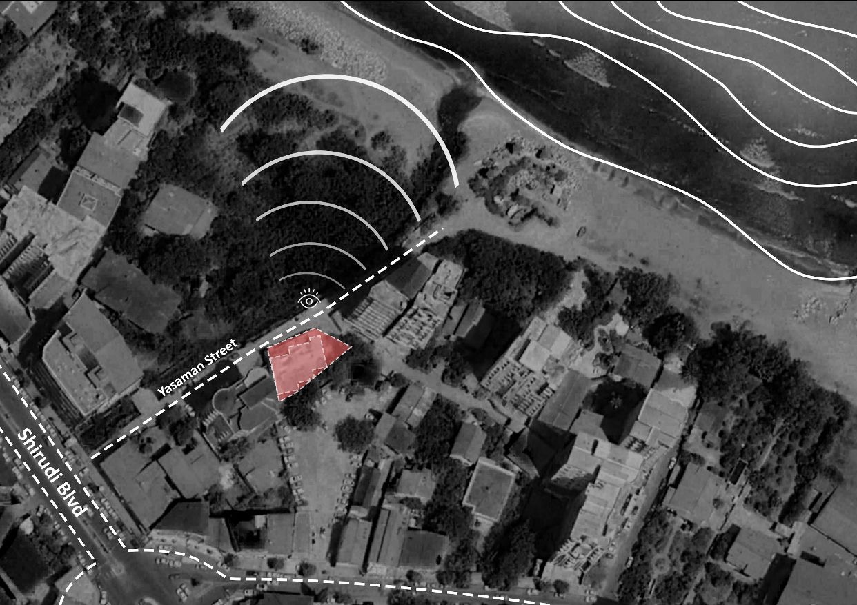 موقعیت مکانی برج مسکونی ساحلی زنیت