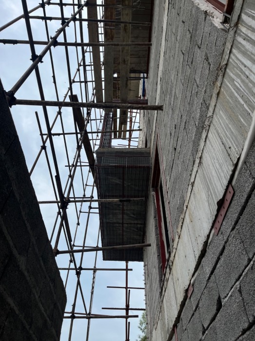 داربست و شاسی کشی نما جنوبی