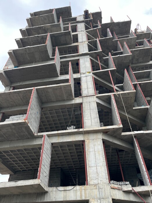 نمای سازه سمت دریا