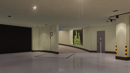 پارکینگ منفی یک برج زنیت